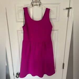 Barbie Girl Dress! - plus size fit and flair dress 1X - fuchsia color
